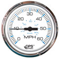 Faria Beede Instruments Faria 33839 GPS Speedometer - Chesapeake White, Stainless Steel 33839
